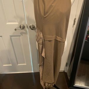 BCBG MaxAzria dress in the color mocha